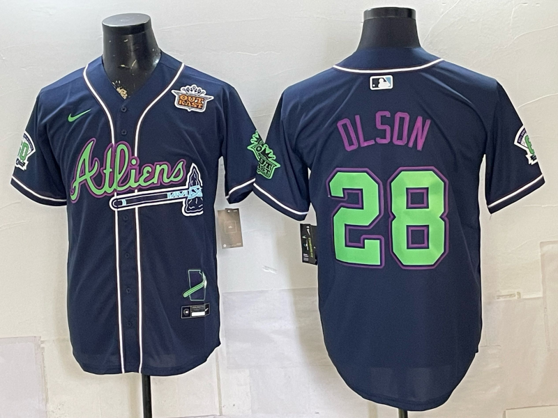 men 2026 Atlanta Braves #28 Olson blue Game Nike MLB Jersey 072701->atlanta braves->MLB Jersey